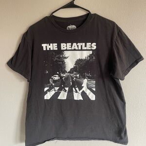Hybrid Apparel Black Beatles Logo T-Shirt